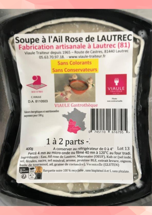 Soupe à l'Ail Rose de Lautrec